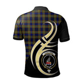 Clan Clelland Modern Tartan Polo Shirt - Believe In Me Style LK64 Clelland Modern Tartan Tartan Polo